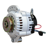 Balmar Alternator, 621 Series, 70a, 12v, SingleFT, 1-2 inch, SingPul, IsoGrd