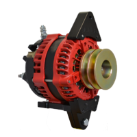 Balmar Alternator, AT Series, 200a, 12v, Single Foot, 1-2 inch, Dual Pulley, Isolated Ground