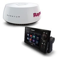 Raymarine eS75 7in MFD with Wi-Fi, AUS Navionics+ Chart, Quantum Q24C 18" Radar with 10m Power & Data Cable