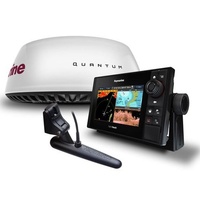 Raymarine eS78 7in MFD with DownVision Sonar, Wi-Fi, AUS Navionics+ Chart, Quantum Q24C 18" Radar with 10m Power & Data Cable