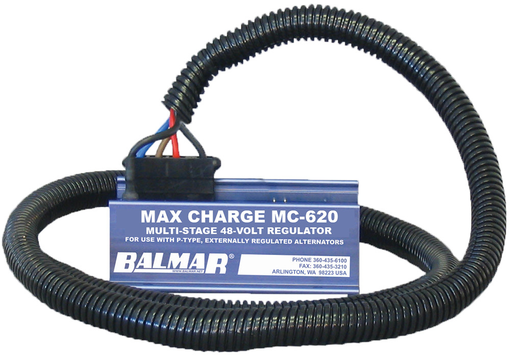 Balmar MC-620 48V Multi-Stage Alternator Regulator with Harness
