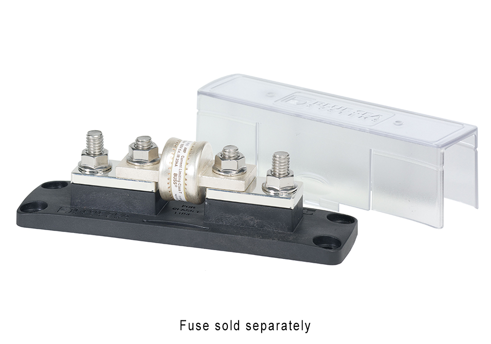 Blue Sea Class T Fuse Block with Insulating Cover (suits 225 to 400A T Fuse)