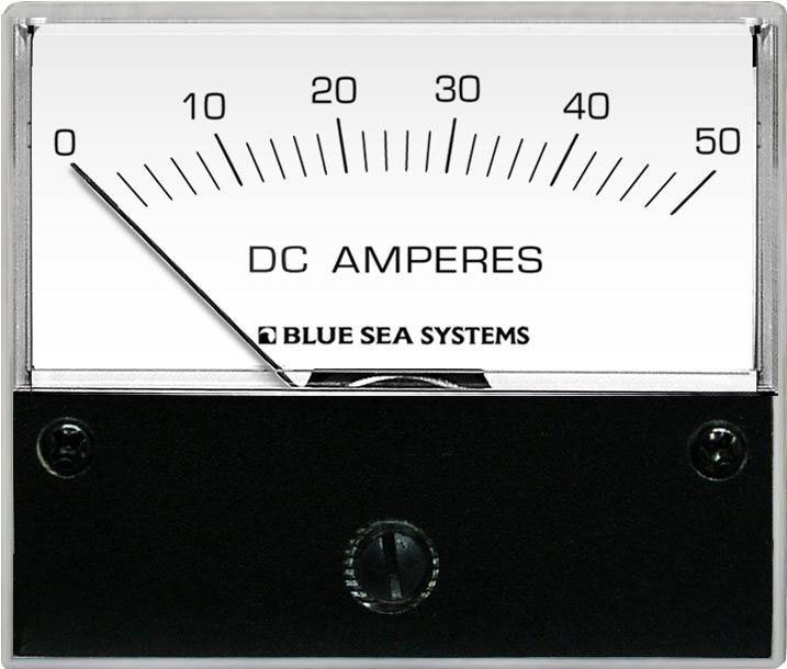 Blue Sea Ammeter DC 0–50A+Shunt
