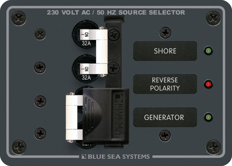 Blue Sea Panel 230VAC SourceSel 32A