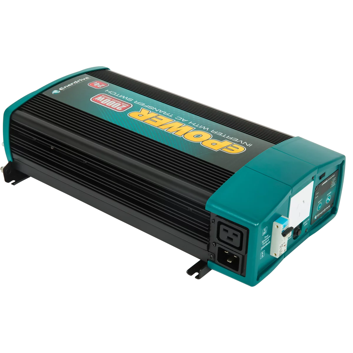 Enerdrive ePOWER 12V to 240V 2000W Pure Sine Wave Inverter with RCD & AC Transfer Switch