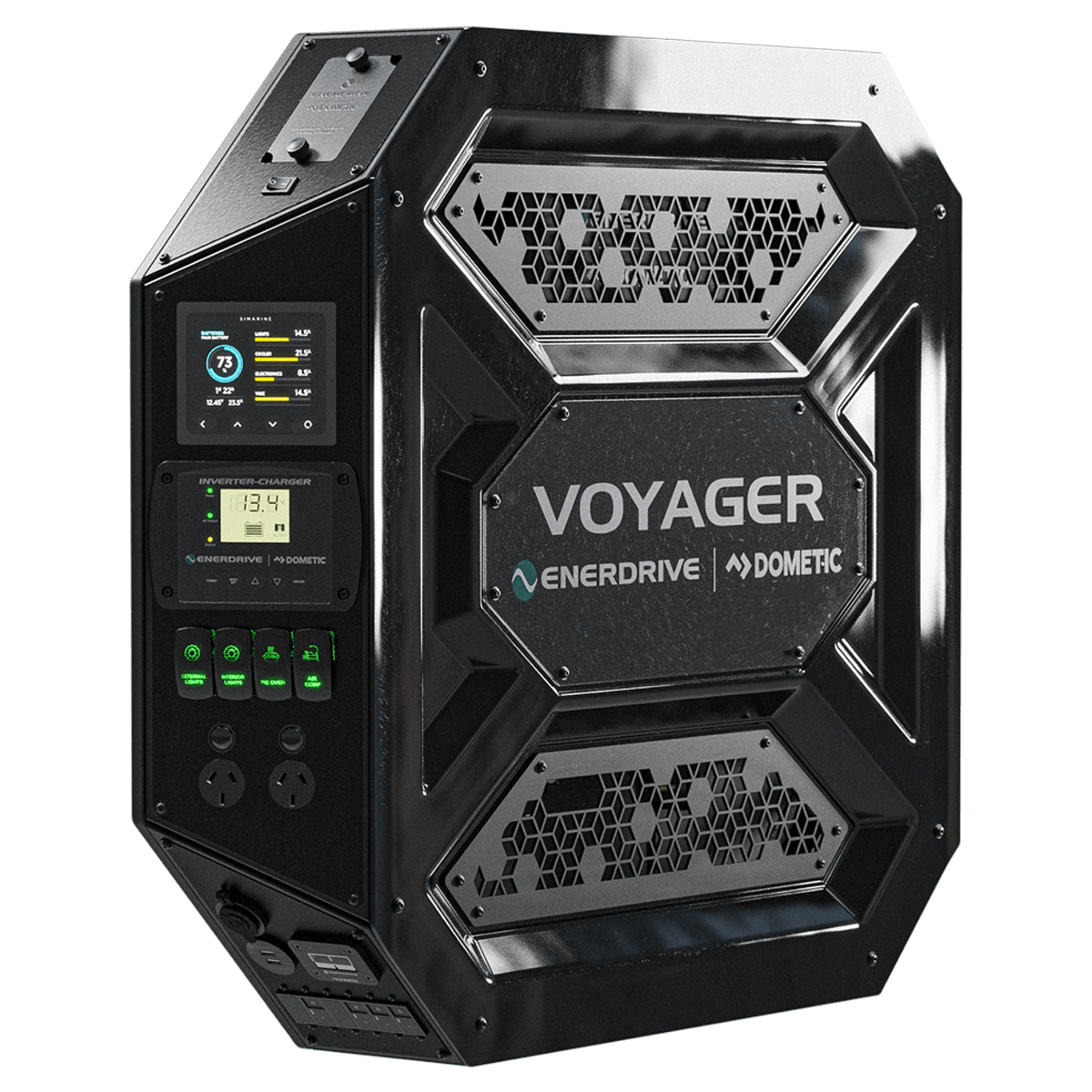 Enerdrive Voyager System 3000W 100A Inverter-Charger - LEFT mount
