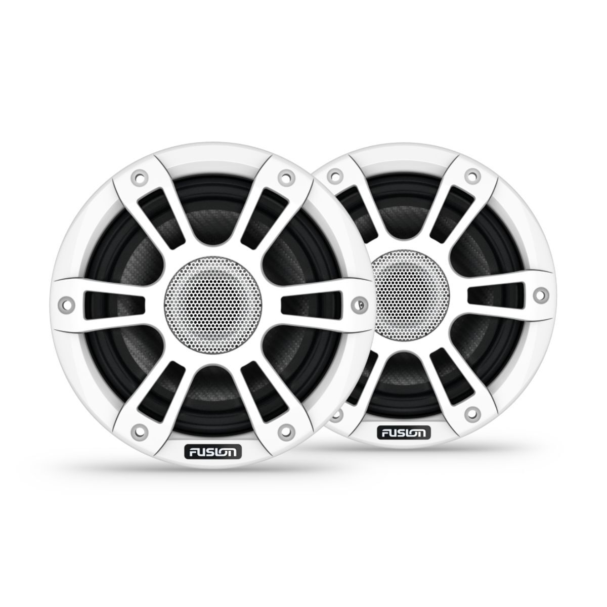 Fusion Signature Series 3i Marine Speakers, 6.5" 230-watt Coaxial Sports White Marine Speakers (Pair)