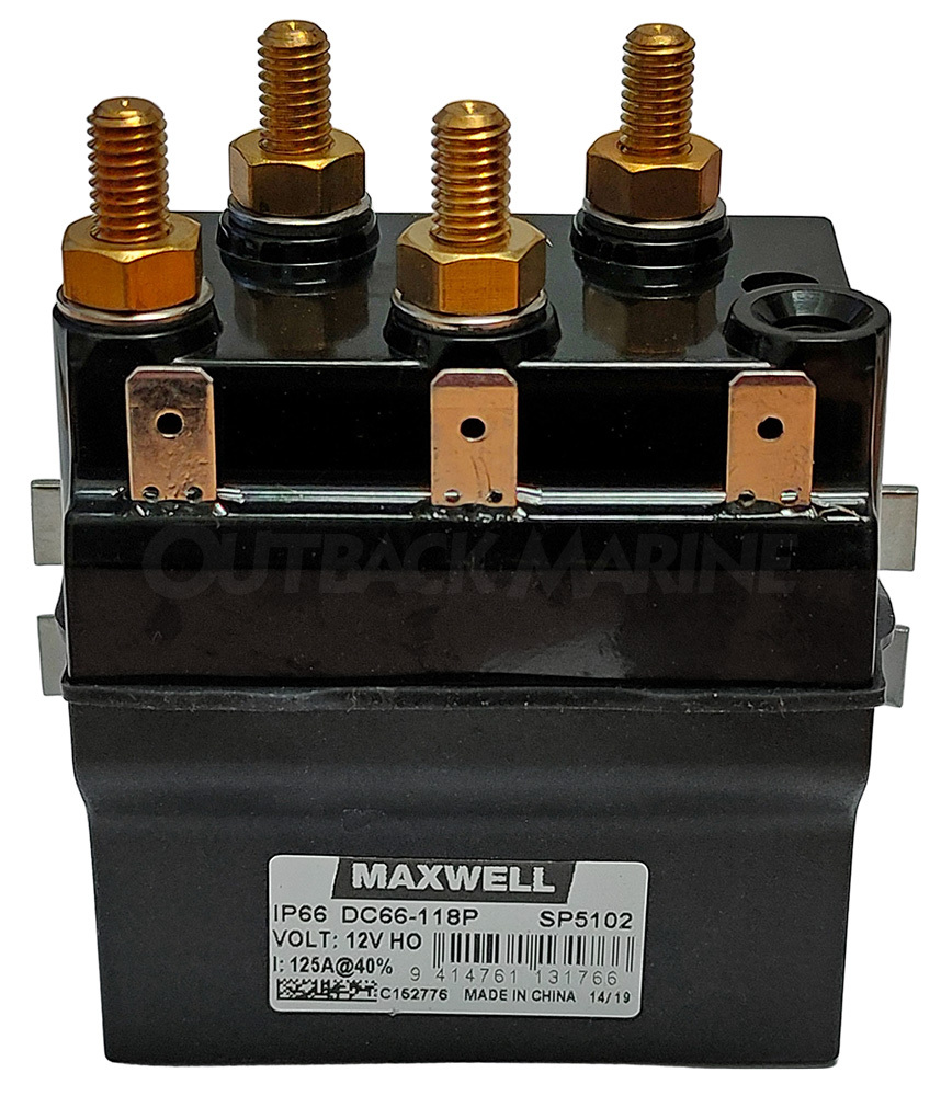 Maxwell Reversing Solenoid 12V (HRC, RC6 and RC8-6) (P100715)