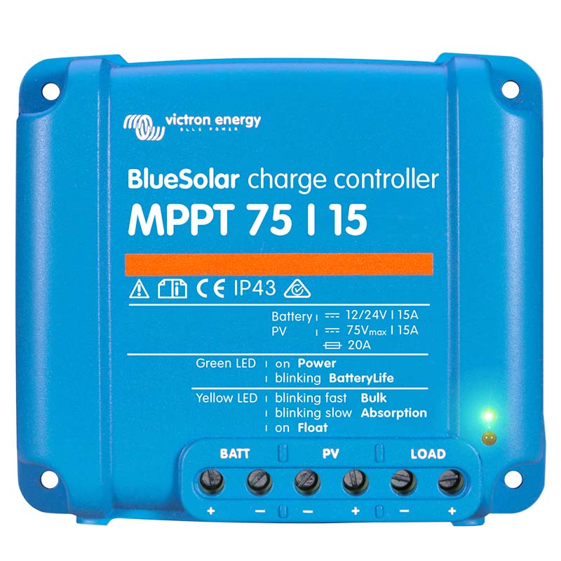 Victron BlueSolar MPPT 75/15 Solar Controller - Victron Energy SCC010015050R
