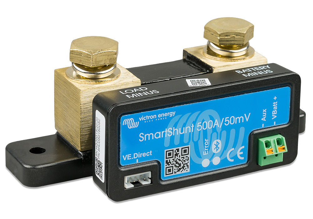 Victron SmartShunt 500A / 50mV - Bluetooth Battery Shunt - Victron