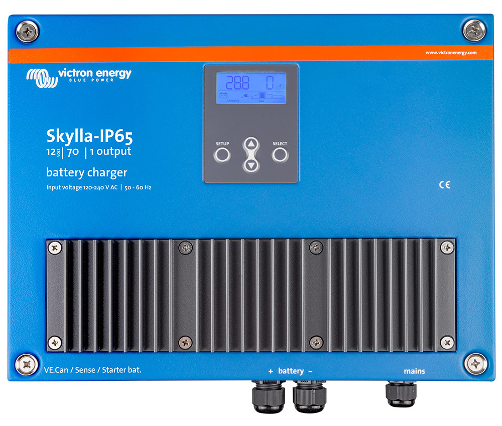 Victron Skylla-IP65 12V/70A Battery Charger - 12/70(1+1) 120-240V