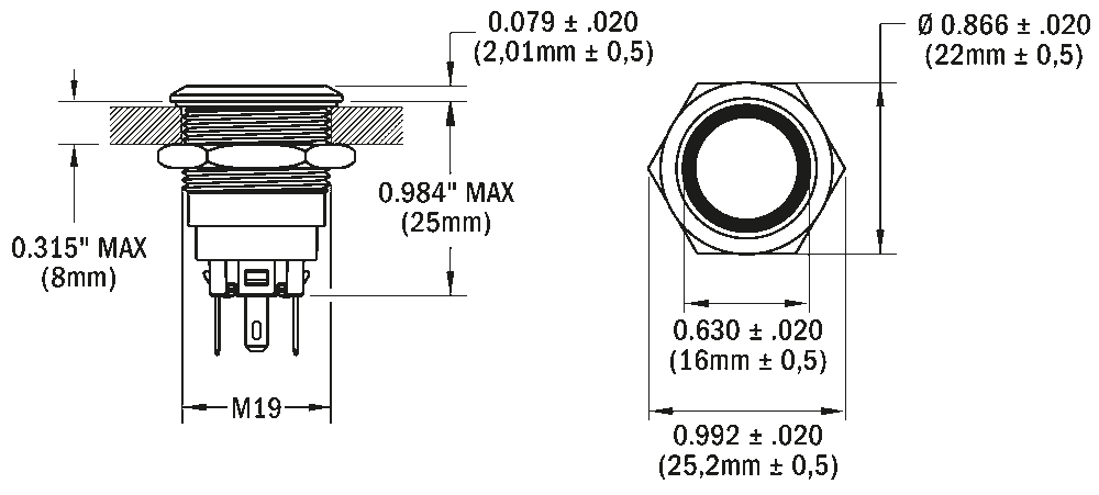 Dimensioned Drawing