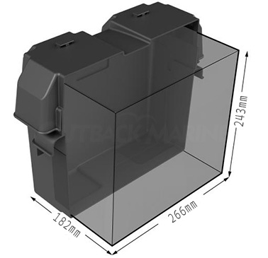 HM300BKS Battery Box Internal Dimensions