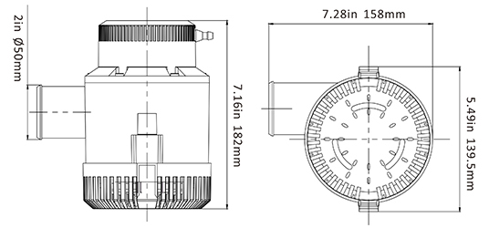 Product dimensions