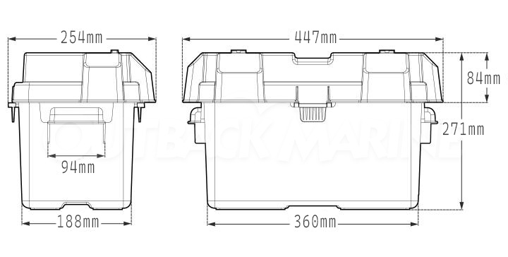 NOCO HM318BKS External Dimensions