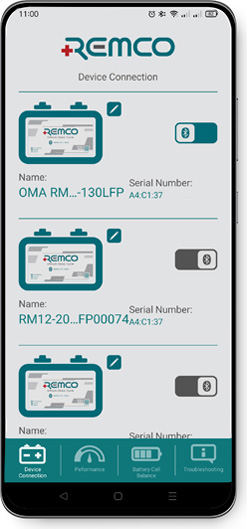 Remco App Device Connection