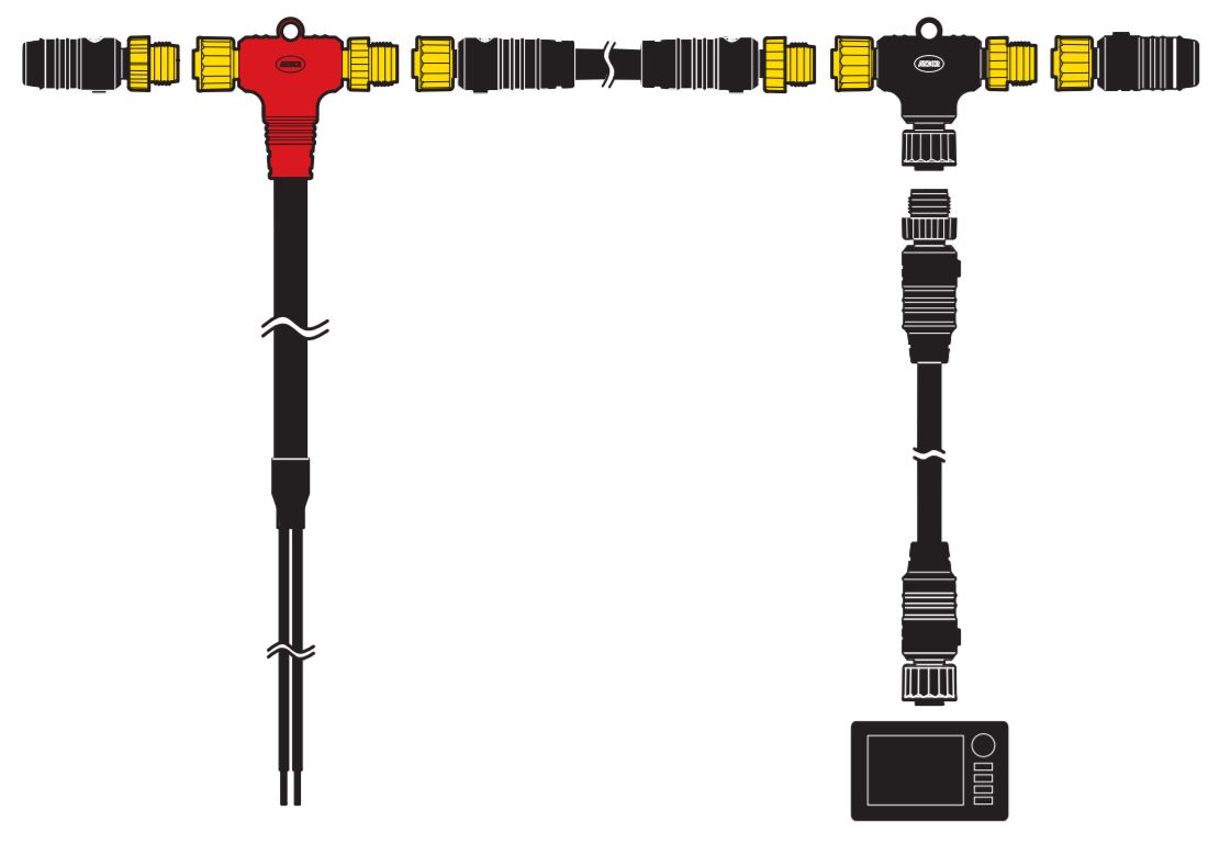 NMEA 0183 Power/Hailer Cable