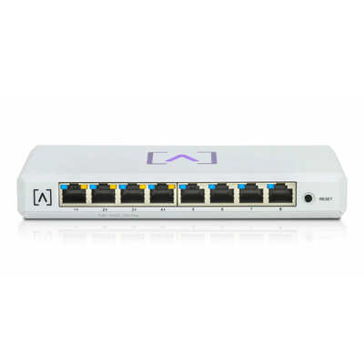 Alta Labs 8-Port Enterprise Network Switch, Layer 2, 60W PoE