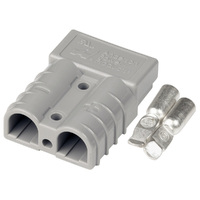 Anderson Connector Grey 50A Plug Kit with 10-12AWG Contacts Genuine SB50
