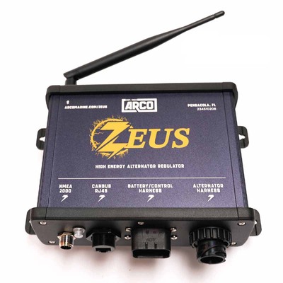 Arco Marine Zeus High Energy Alternator Regulator, Bluetooth, 12V, 24V, 36V, 48V