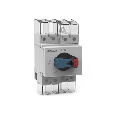 Aswich EDS1 Series 1 Rail Installation 1200V DC 32A 4 Pole Isolator Switch