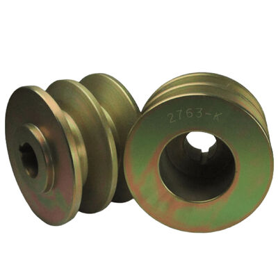 Balmar Pulley, Dual 2.7 inch x 5/8 inch V, 17mm Bore
