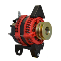 Balmar Alternator, AT Series, 200a, 12v, Dual Foot, 4 inch, Dual Pulley, Isolated Ground