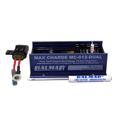 Balmar Regulator, Dual MC612 Multi-Stage, 12v, w/o Harnesses