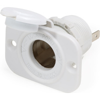 Blue Sea 12VDC Cigarette Style Accessory Dash Socket White
