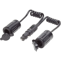 Blue Sea 12VDC Plug w/Dual Extension Socket