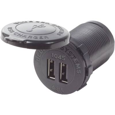 Blue Sea 12/24VDC Dual USB 4.8A Socket