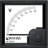 Blue Sea DIN Volt Meter DC 8–16V - Discontinued