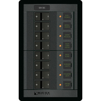 Blue Sea 360 Panel 12 Volt DC 8 Position Vertical