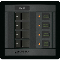 Blue Sea Panel 360 12VDC 4pos FR