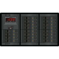 Blue Sea Panel 360 12VDC 19pos w/Main DMM FR
