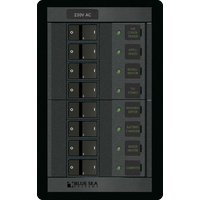 Blue Sea Panel 360 230VAC 8pos RR