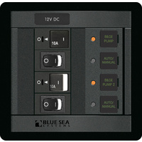 Blue Sea Panel 360 Dual Bilge Pump Control