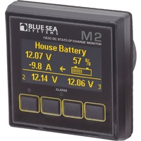 Blue Sea Monitor M2 OLED DC with State-of-Charge (SOC)