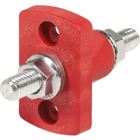Blue Sea Terminal Feed Through 3/8”-16 (10mm) Stud Red