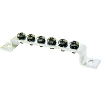 Blue Sea MiniBus - 100A 6 Gang Common Busbar - 6x #8-32 Screw