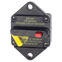 Blue Sea 285 Series Circuit Breaker - Panel Mount 100A