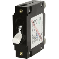 Blue Sea Circuit Breaker C-Series Toggle 1 Pole 60A White