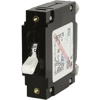 Blue Sea Circuit Breaker C-Series Toggle 1 Pole 100A White