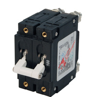 Blue Sea Circuit Breaker  C-Series Toggle 2 Pole 100A White