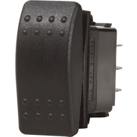 Blue Sea Switch Contura II DPDT (ON)OFF(ON) Black 7938
