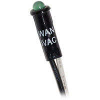 Blue Sea LED Indicator Light Green 11/64&quot; (4.37mm) 120V AC
