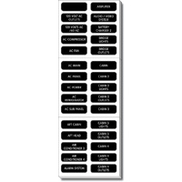 Blue Sea Label Kit AC Panel Extended