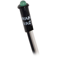 Blue Sea LED Indicator Light Green 11/64&quot; (4.37mm) 230VAC