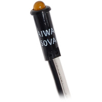 Blue Sea LED Indicator Light Amber 11/64&quot; (4.37mm) 230VAC