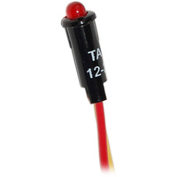 Blue Sea LED Indicator Light Red 11/64" (4.37mm) 12/24V DC